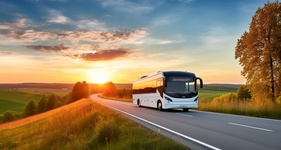 Group transportation motorcoach to Denver airport in Castle Rock, CO 